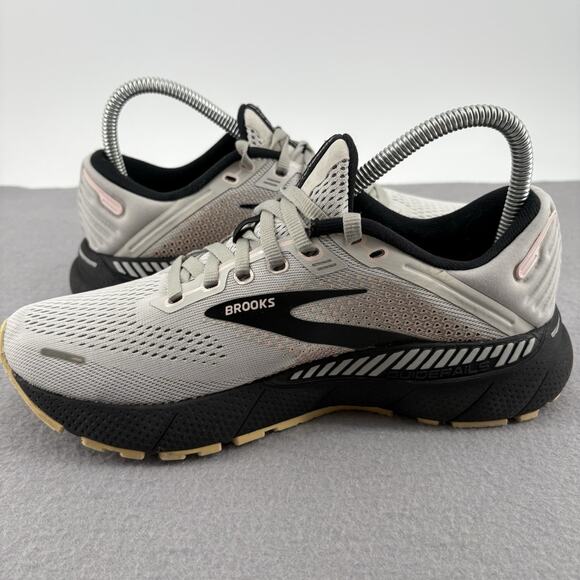 Brooks Adrenaline GTS 22 Womens 8 Shoes Gray Sneaker Running 1203531B035 - Picture 12 of 16